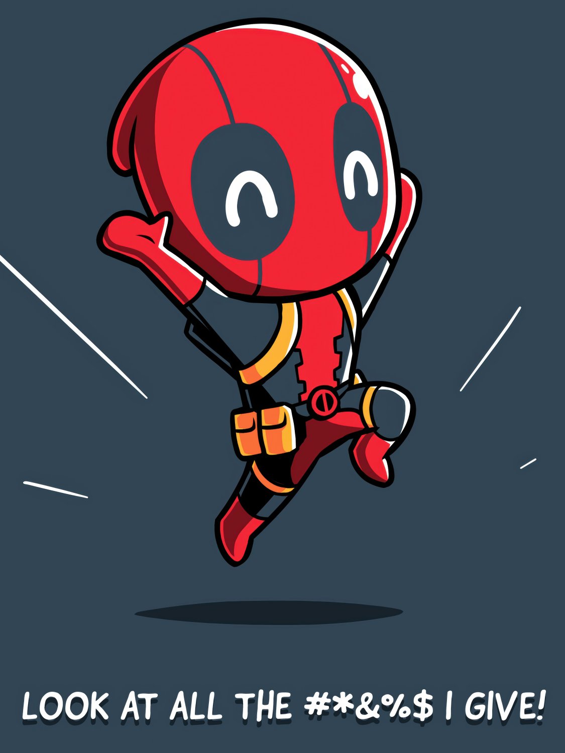 Deadpool - Chibi Sprint - Northern Mystic Media, image size:1125x1500