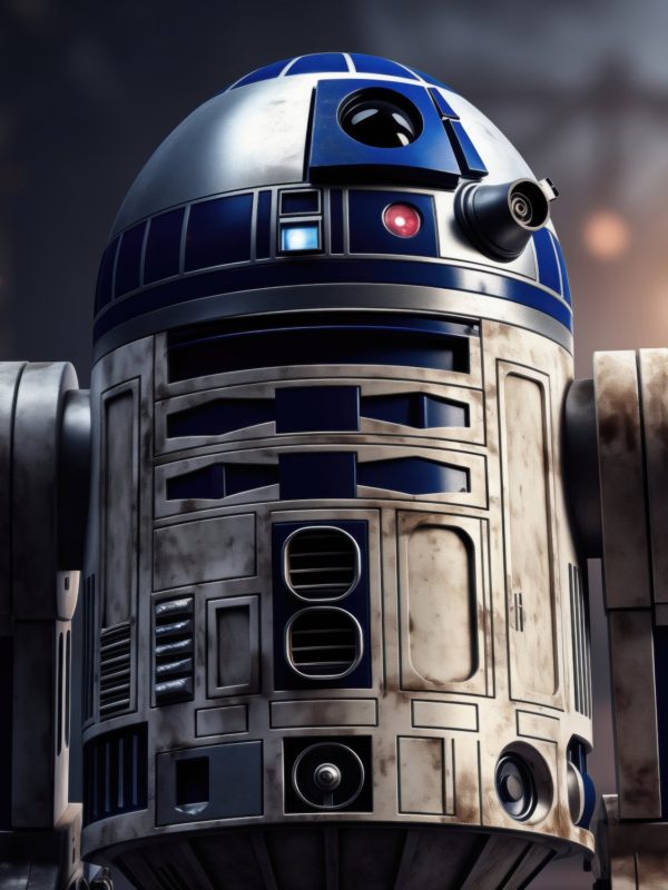 Star Wars - R2-D2 Cinematic Poster - Northern Mystic Media